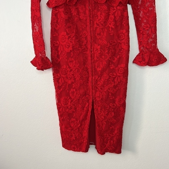 LPA Alba Dress in Red Size Small Revolve - Picture 5 of 15